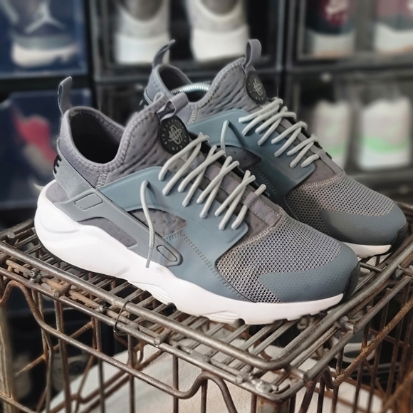 Nike Huarache Run Ultra "Cool Grey" Mens 10 Like New. Fast Shipper - Picture 14 of 14